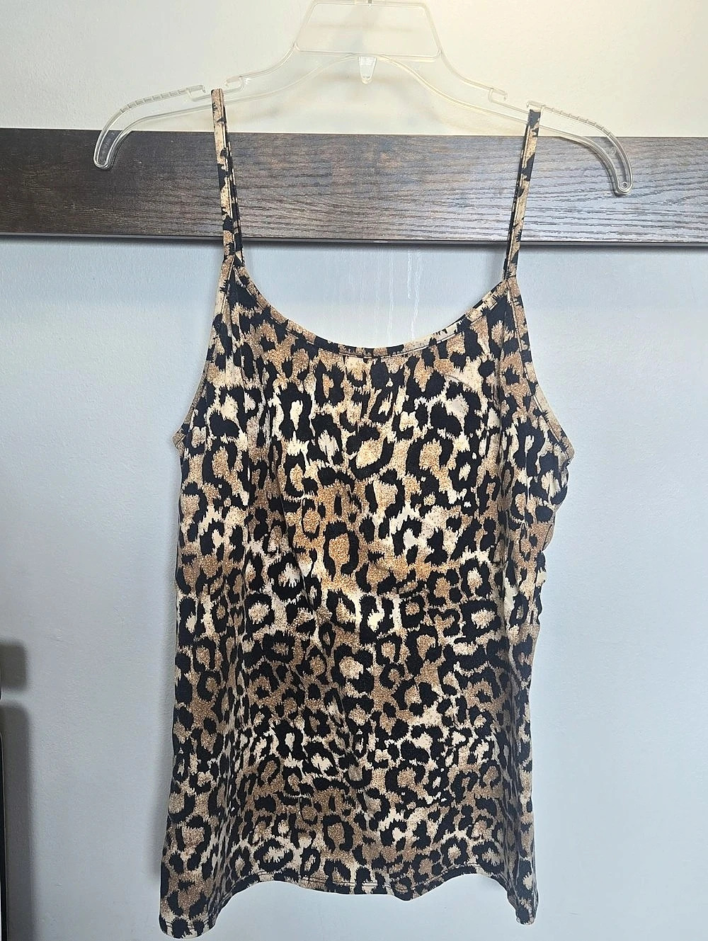 Leopard Print Camisole in Brown & Black Like New